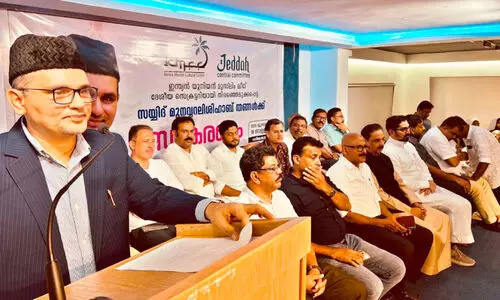 മു​സ്​​ലിം ലീ​ഗ് ദേ​ശീ​യത​ല​ത്തി​ൽ ഇ​ന്ത്യ മു​ന്ന​ണി​ക്ക് ക​രു​ത്തുപ​ക​രും -മു​ന​വ്വ​റ​ലി ശി​ഹാ​ബ് ത​ങ്ങ​ൾ