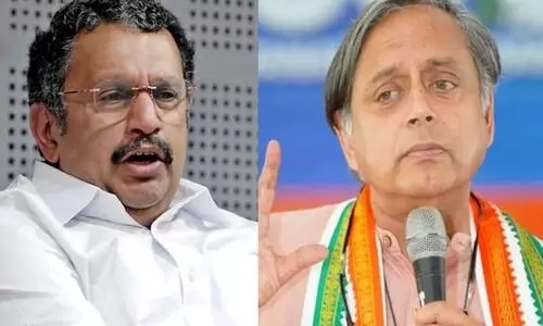 ശശി തരൂരിനെ ഞങ്ങൾ വിട്ടു, തലസ്ഥാനത്തെ പരിപാടികളിൽ പങ്കെടുപ്പിക്കില്ല- കെ. മുരളീധരൻ