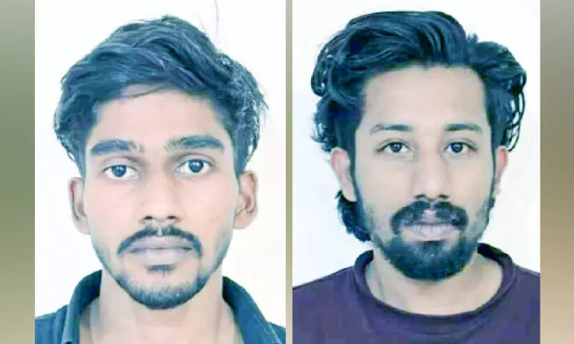 വ​യോ​ധി​ക​നെ വെ​ർ​ച്വ​ൽ അ​റ​സ്റ്റി​ലാ​ക്കി ല​ക്ഷ​ങ്ങ​ൾ ത​ട്ടി​യ കേ​സ്: ര​ണ്ടു​പേ​ർ പി​ടി​യി​ൽ