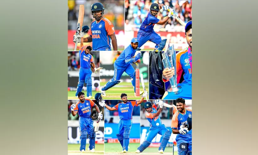 സഞ്ജുവിന്റെ അരങ്ങേറ്റത്തിന് 10വർഷം സഞ്ജുവിന്റെ അരങ്ങേറ്റത്തിന് 10വർഷം