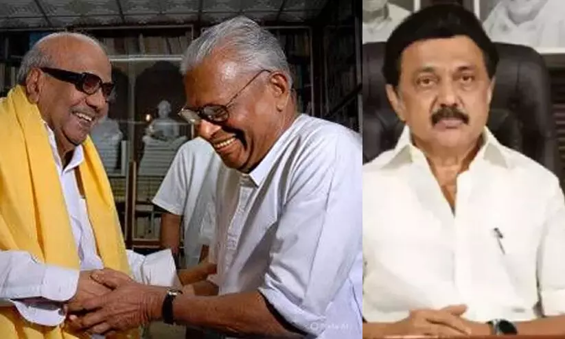 ‘കേരളത്തിന്റെ രാഷ്ട്രീയ മനഃസാക്ഷിയില് ആഴത്തില് പതിഞ്ഞ വിപ്ലവപാരമ്പര്യം, ആജീവനാന്ത കമ്യൂണിസ്റ്റ്’; വി.എസിന്റെ വിയോഗത്തിൽ അനുശോചിച്ച് സ്റ്റാലിൻ ‘കേരളത്തിന്റെ രാഷ്ട്രീയ മനഃസാക്ഷിയില് ആഴത്തില് പതിഞ്ഞ വിപ്ലവപാരമ്പര്യം, ആജീവനാന്ത കമ്യൂണിസ്റ്റ്’; വി.എസിന്റെ വിയോഗത്തിൽ അനുശോചിച്ച് സ്റ്റാലിൻ