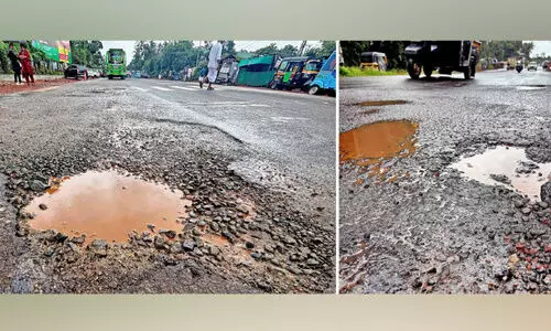 മാനാഞ്ചിറ-മലാപ്പറമ്പ് റോഡിൽ ജീവൻ കവരും കുഴികൾ