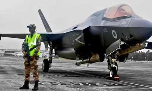 ബ്രിട്ടീഷ് യുദ്ധ വിമാനം എഫ്-35 ബിയുടെ തകരാർ പരിഹരിച്ചു; നാളെ തിരികെ പോകുന്നതിന് മുമ്പുള്ള പരീക്ഷണപ്പറക്കൽ ഇന്ന്