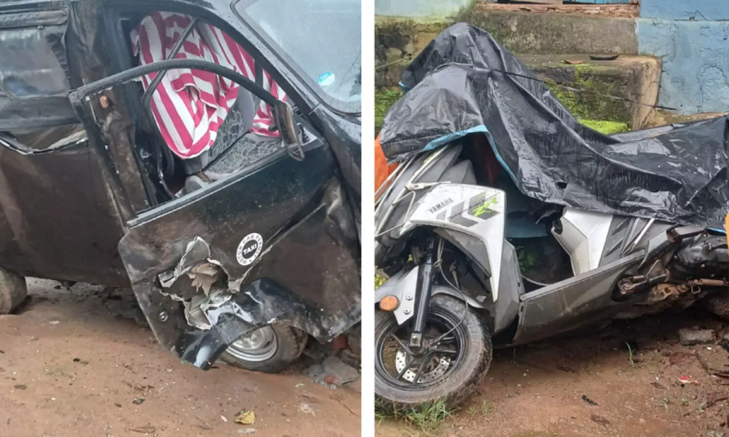 കാട്ടാന വാഹനങ്ങളും കാ​ർ​ഷി​ക വി​ള​ക​ളും ന​ശി​പ്പി​ച്ചു