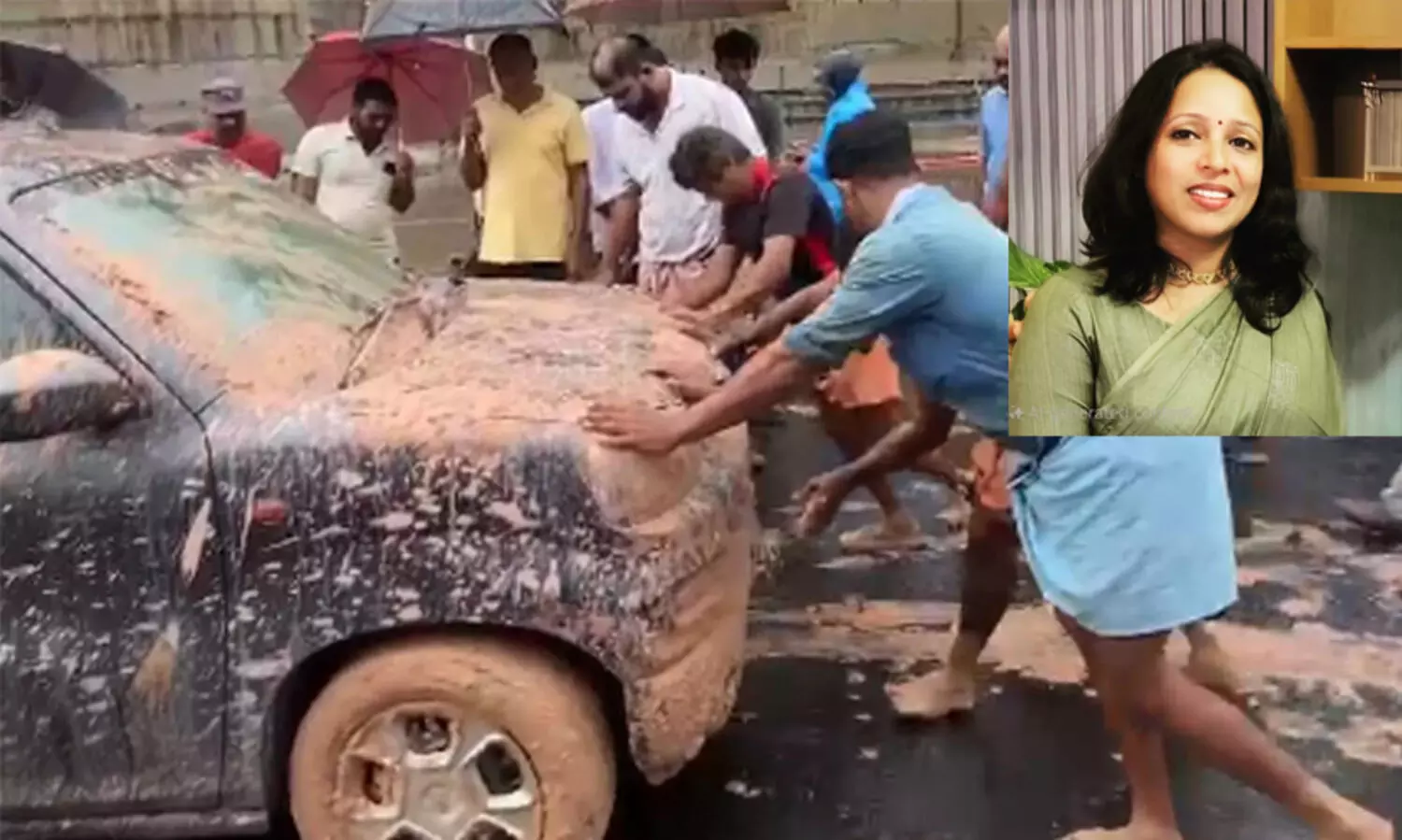 ‘കാറിന്റെ മുന്നിലും പിന്നിലുമായി കല്ലും മണ്ണും ഇരമ്പിയെത്തി, ഒരുനിമിഷം ഷിരൂർ ദുരന്തവും അർജുനെയും ഓർത്തുപോയി’ -ദേശീയപാത മണ്ണിച്ചിലിൽനിന്ന് തലനാരിഴക്ക് രക്ഷപ്പെട്ട അധ്യാപിക