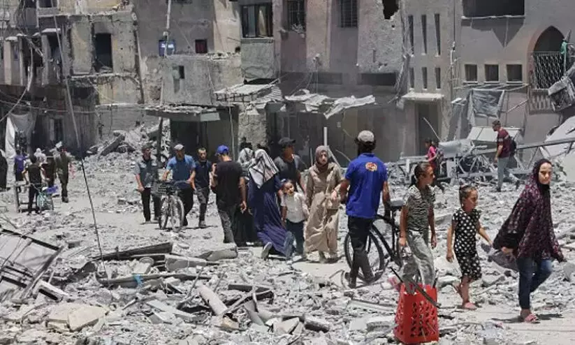 ഗ​സ്സ​യി​ലെ ഇ​സ്രാ​യേ​ൽ ഉ​പ​രോ​ധം; ശ​ക്ത​മാ​യ പ്ര​തി​ഷേ​ധ​വു​മാ​യി കു​വൈ​ത്ത്