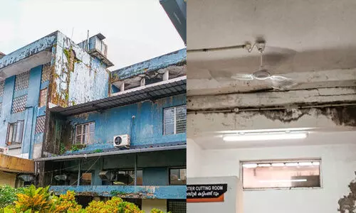 മെഡിക്കൽ കോളജ്;​ തകർച്ചഭീഷണി നേരിട്ട് മറ്റൊരു ശൗചാലയം