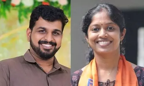 ബി.ജെ.പി പോഷക സംഘടനകൾക്ക് പുതു നേതൃത്വം; വി. മനുപ്രസാദ് യുവമോര്‍ച്ച അധ്യക്ഷൻ, നവ്യ ഹരിദാസ് മഹിളാ മോര്‍ച്ച അധ്യക്ഷ