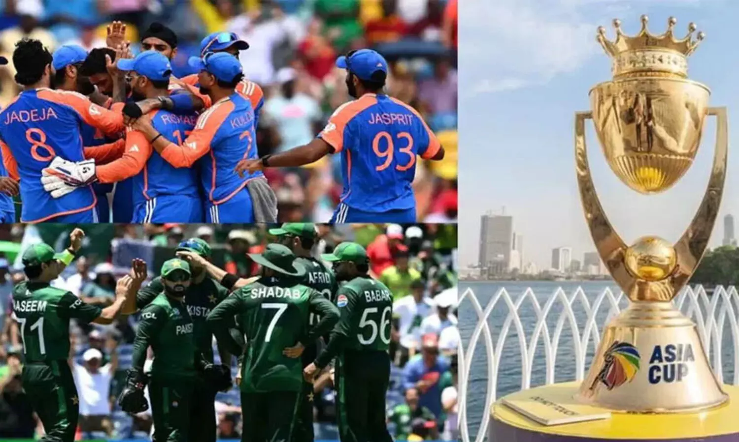 ഇന്ത്യയും പാകിസ്‍താനും ഒരു ഗ്രൂപ്പിൽ; ഏഷ്യ കപ്പ് നിഷ്പക്ഷ വേദിയിൽ  നടത്തും ബി.സി.സി.ഐ