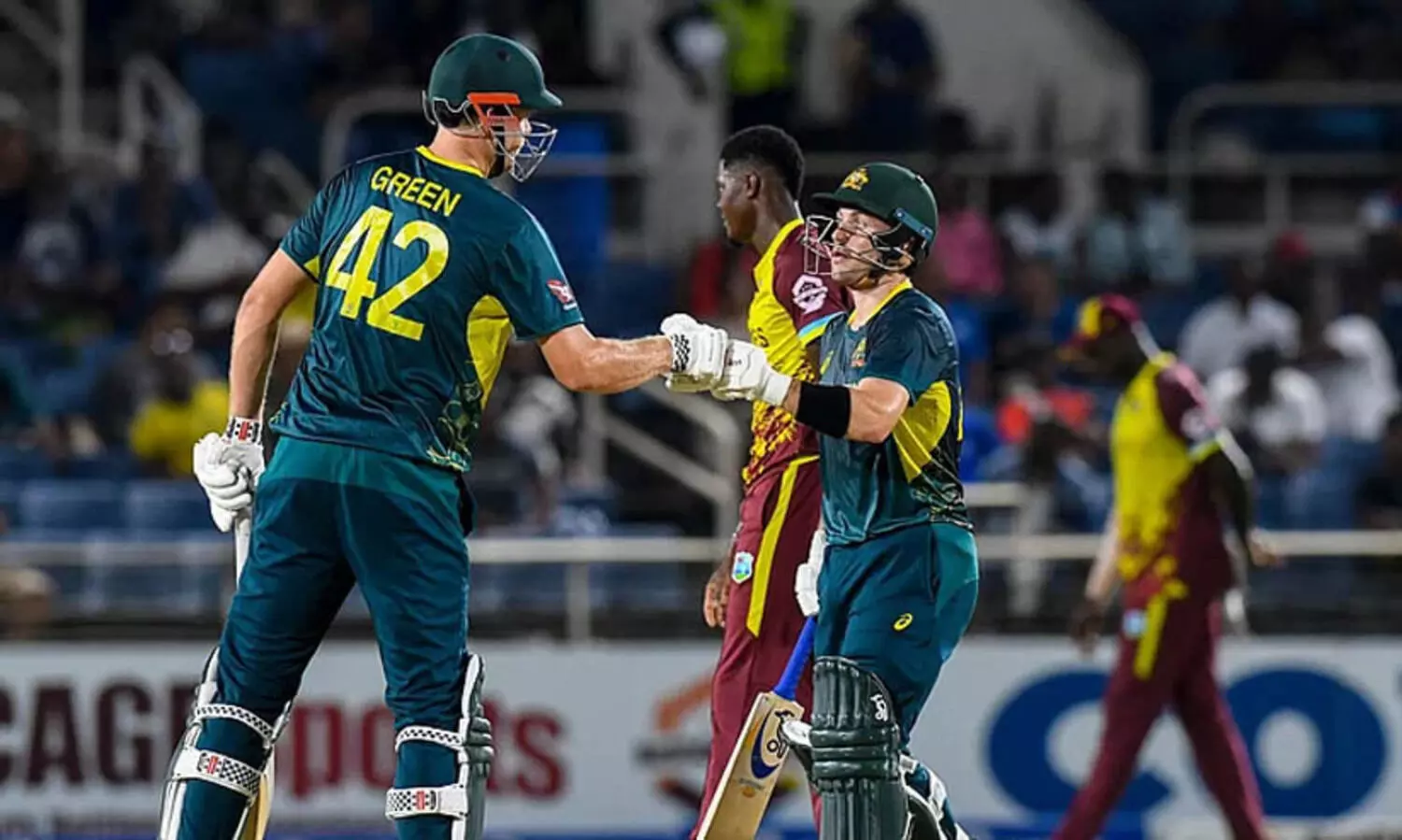 രണ്ടാം ടി20 ഓസീസിന് ജയം; റസ്സലിന്റെ വിടവാങ്ങൽ    മൽസരത്തിൽ 15 ബോളിൽ 36 റൺസ്