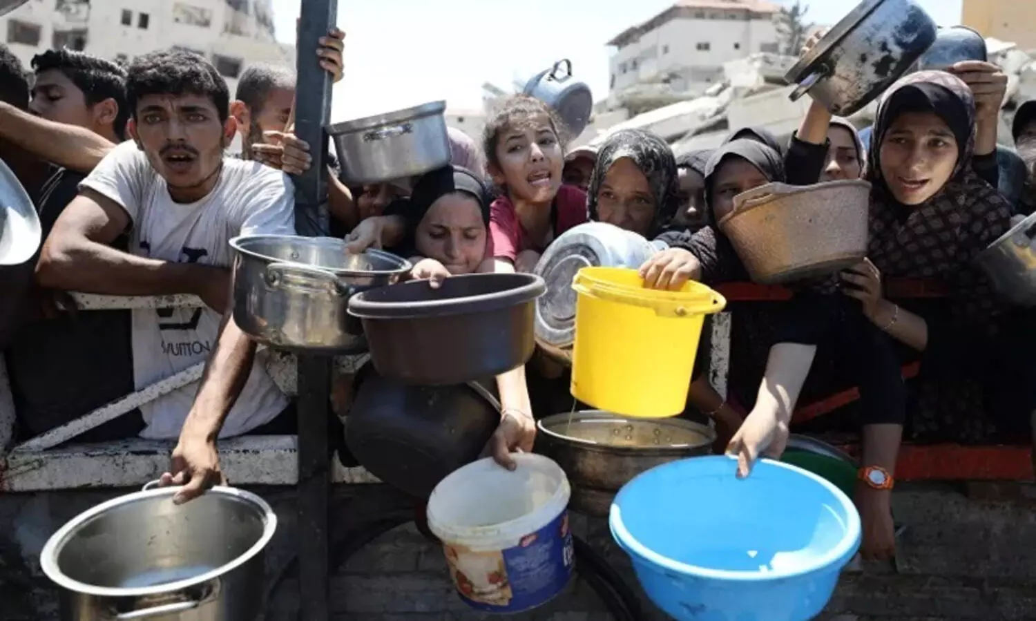 Gaza starvation children