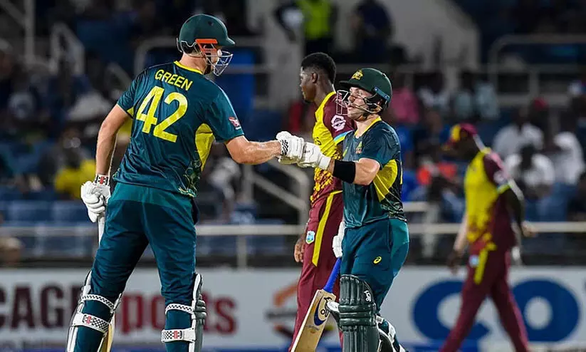 രണ്ടാം ടി20 ഓസീസിന് ജയം; റസ്സലിന്റെ വിടവാങ്ങൽ    മൽസരത്തിൽ 15 ബോളിൽ 36 റൺസ്