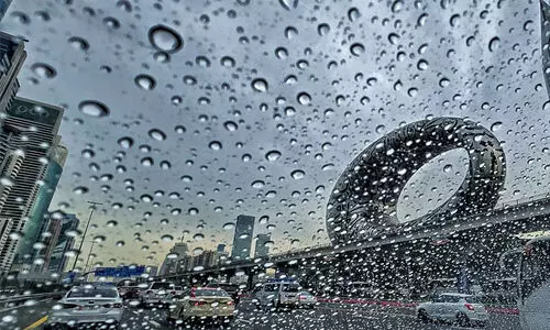 rain in uae