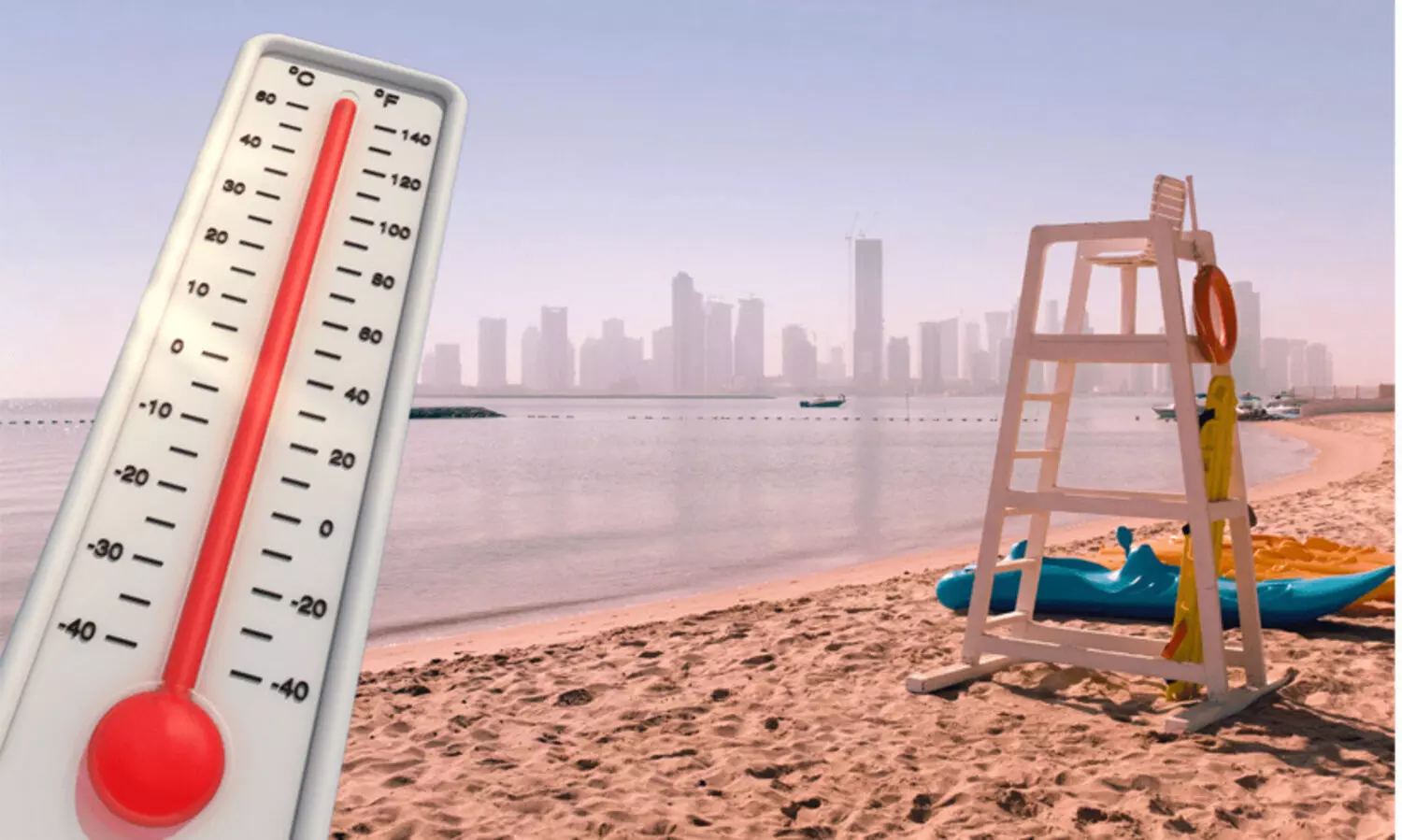 വേ​ന​ൽ​ച്ചൂ​ടി​ലാ​ണ് ഖ​ത്ത​ർ