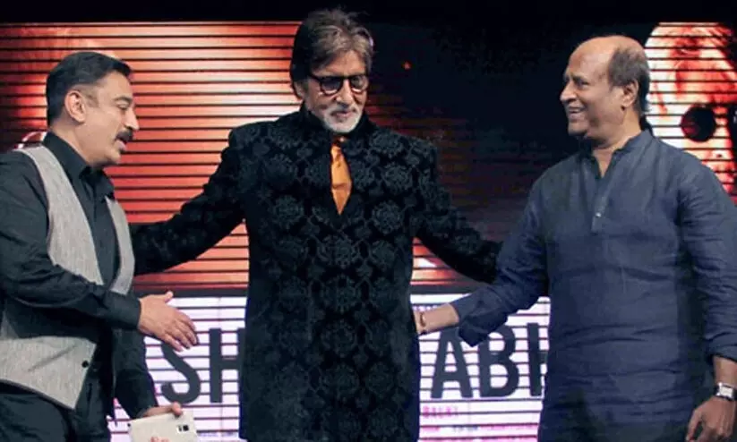 Amitabh Bachchan, Rajinikanth, Kamal Haasan