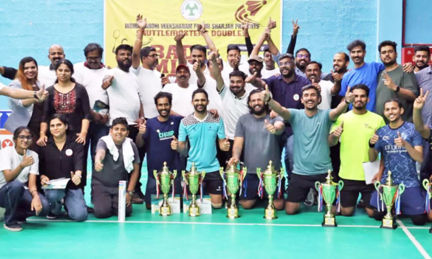 ഷട്ട്ൽ മാസ്​റ്റേഴ്​സ്​ ഡബ്​ൾസ്​ ടൂർണമെന്‍റ് സംഘടിപ്പിച്ചു