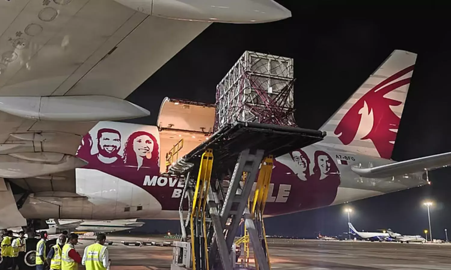 ചരക്ക് വിമാനത്തിൽ നാല് ആനകൾ ബംഗളൂരുവിൽനിന്ന് ജപ്പാനിലേക്ക് പറന്നു