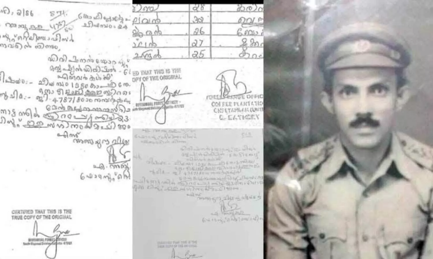 35 വർഷം മുമ്പ് പിതാവ് എഴുതിയ ഔദ്യോഗിക രേഖ ഒപ്പിടാനുള്ള ഭാഗ്യം ഡി.എഫ്.ഒയായ മകൾക്ക്