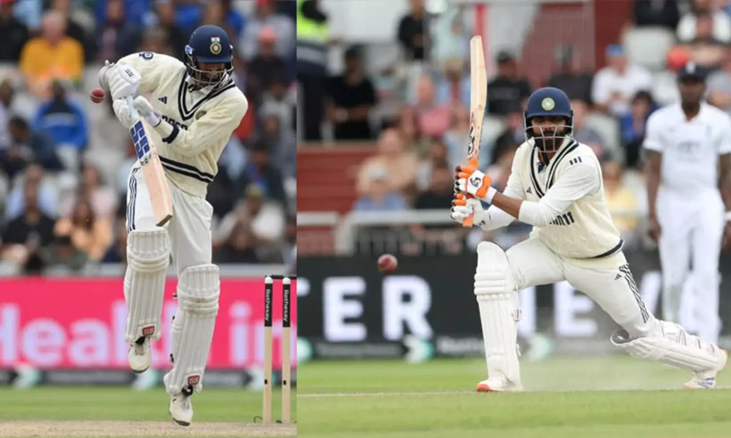 ജദേജക്കും സുന്ദറിനും അർധസെഞ്ച്വറി; ലീഡെടുത്ത് ഇന്ത്യ