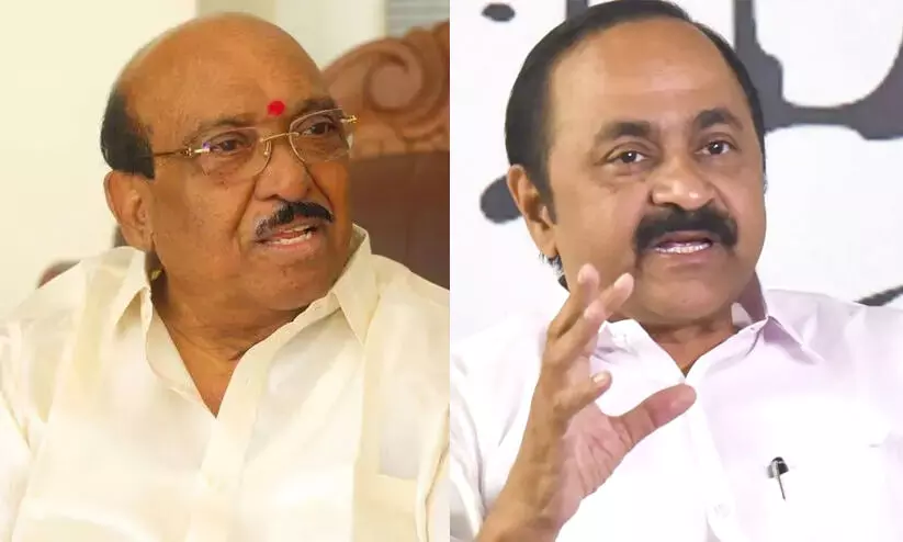 വി.ഡി. സതീശനെ അധിക്ഷേപിച്ച് വെള്ളാപ്പള്ളി; ‘ഈഴവ വിരോധി, കെ. സുധാകരനെ ഒതുക്കി...’ വി.ഡി. സതീശനെ അധിക്ഷേപിച്ച് വെള്ളാപ്പള്ളി; ‘ഈഴവ വിരോധി, കെ. സുധാകരനെ ഒതുക്കി...’