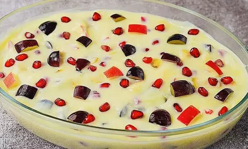 Fruit custard for health