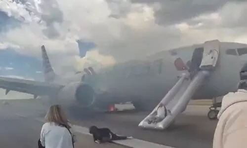 Fire, Smoke On Runway Before Takeoff, Dramatic Footage Shows Evacuation