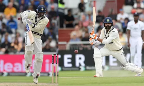 ജദേജക്കും സുന്ദറിനും അർധസെഞ്ച്വറി; ലീഡെടുത്ത് ഇന്ത്യ