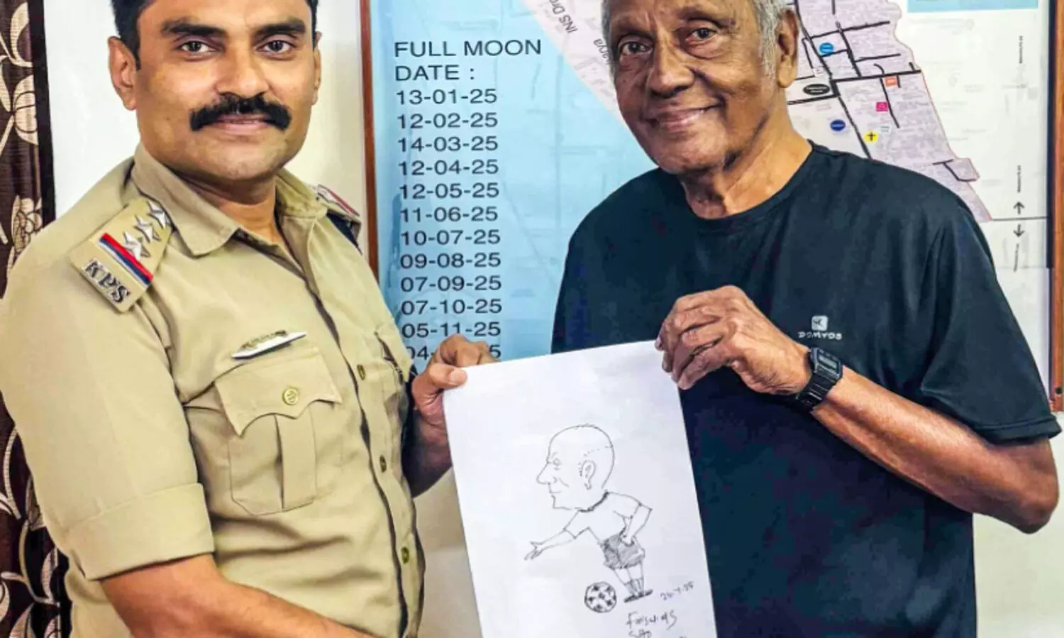 ആവലാതിക്കൊടുവിൽ ആശ്വാസമായി കാരിക്കേച്ചർ