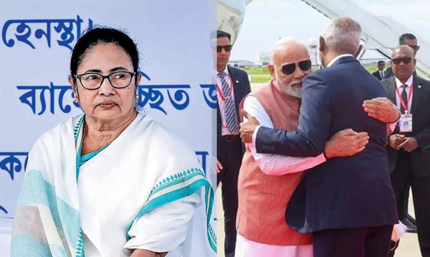 കെട്ടിപ്പിടിക്കുന്നതിനുമുമ്പ് അദ്ദേഹത്തിന്‍റെ മതം ചോദിച്ചിരുന്നോ? മോദിയെ പരിഹസിച്ച് മമത