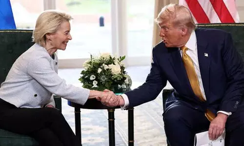 അമേരിക്ക - യൂറോപ്യൻ യൂനിയൻ വ്യാപാര കരാറായി; മിക്ക ഉൽപന്നങ്ങൾക്കും 15 ശതമാനം തീരുവ