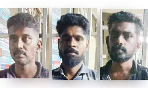 വീട്ടമ്മയെ മര്‍ദിച്ച കേസിൽ മൂവര്‍ സംഘം അറസ്റ്റില്‍