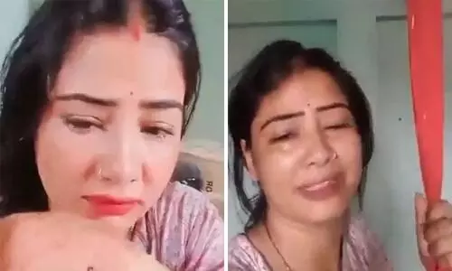 പുനർ വിവാഹം ചെയ്യാൻ ഭർത്താവിന് മേൽ കുടുംബത്തിന്‍റെ സമ്മർദ്ദം, ആത്മഹത്യ ചെയ്യുന്നതിന് തൊട്ടുമുൻപുള്ള രംഗങ്ങൾ സമൂഹമാധ്യമത്തിൽ പോസ്റ്റ് ചെയ്ത് യുവതി