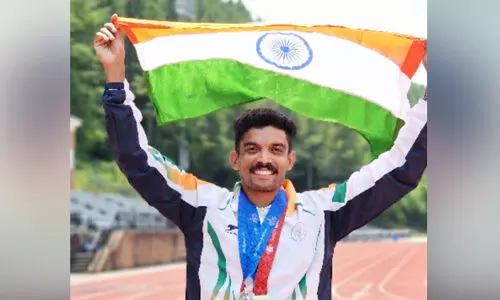 അമേരിക്കൻ മണ്ണിൽ ത്രിവർണ പതാക പാറിച്ച്​ വിനീതിന്‍റെ ജൈത്രയാ​ത്ര