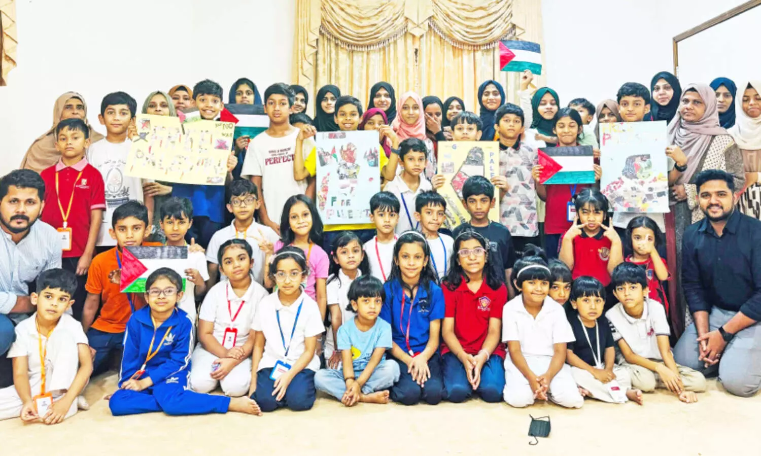 ഗ​സ്സ​യി​ലെ വി​ശ​ക്കു​ന്ന കു​ഞ്ഞു​ങ്ങ​ളോ​ട് ഐ​ക്യ​ദാ​ർ​ഢ്യം