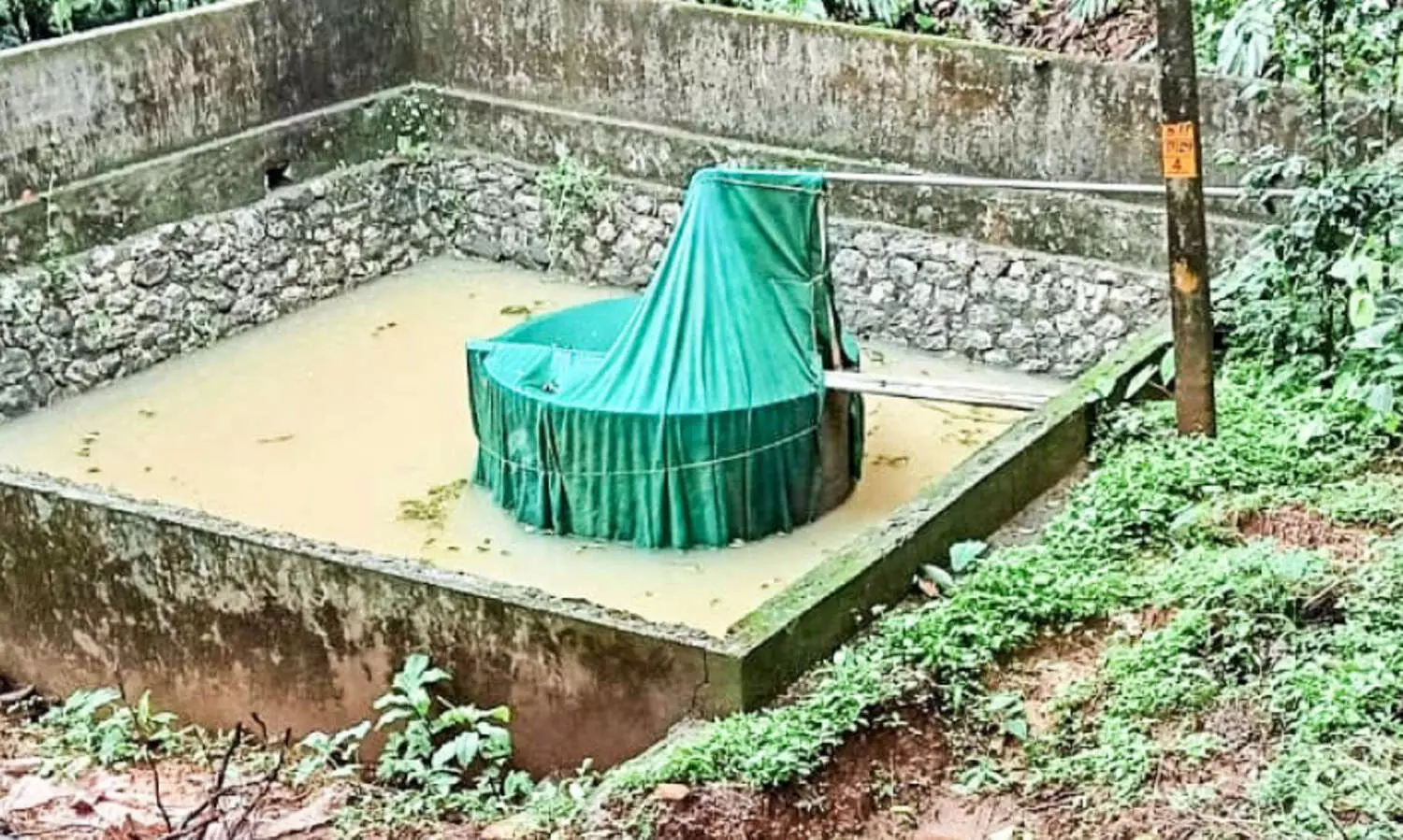 പൊതുകുളം മലിനമാക്കി വഴിയടച്ചു; 30 കുടുംബങ്ങൾക്ക്​ ആശ്രയം മഴവെള്ളം