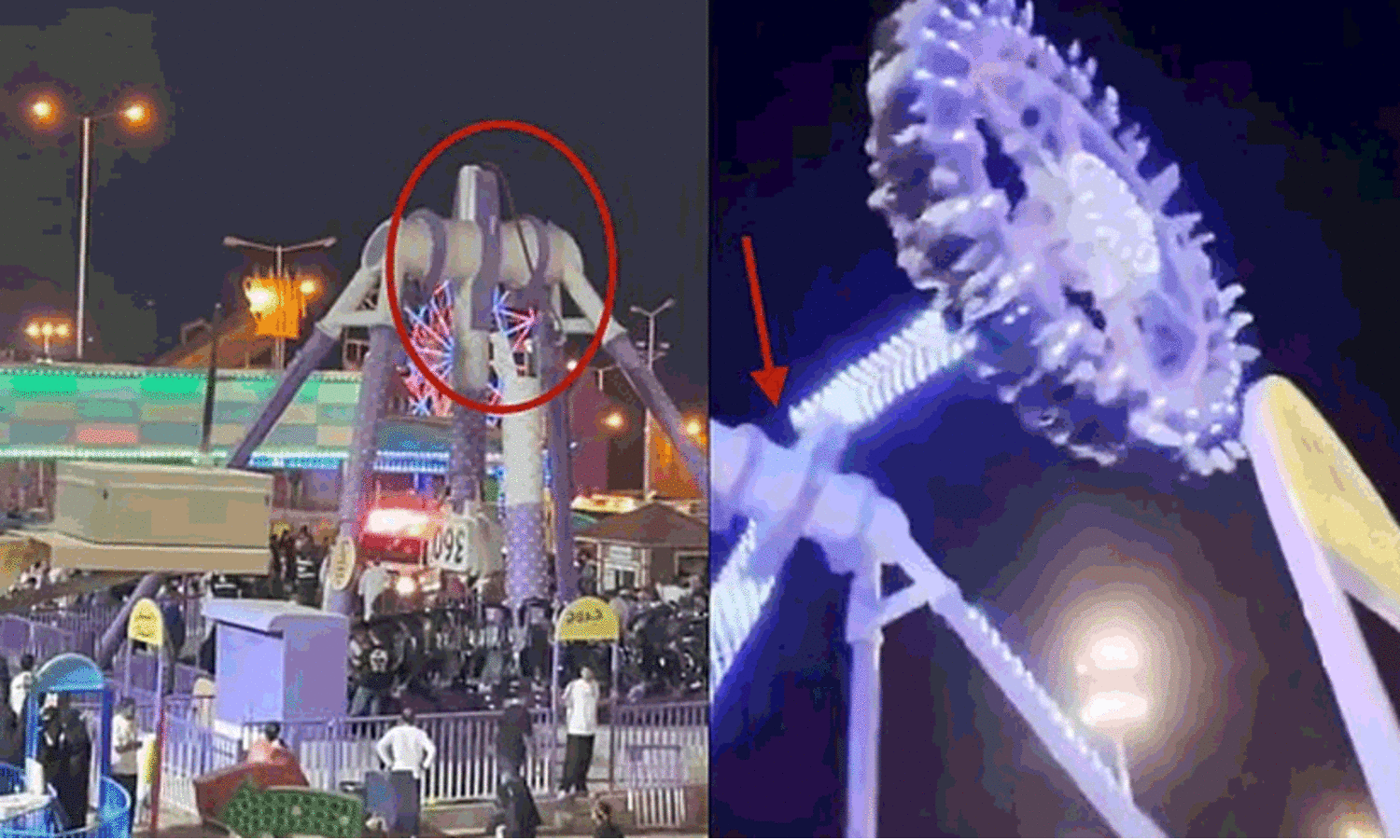 ത്വാഇഫിൽ യന്ത്ര ഊഞ്ഞാൽ പൊട്ടി വീണ് 23 പേർക്ക് പരിക്ക്