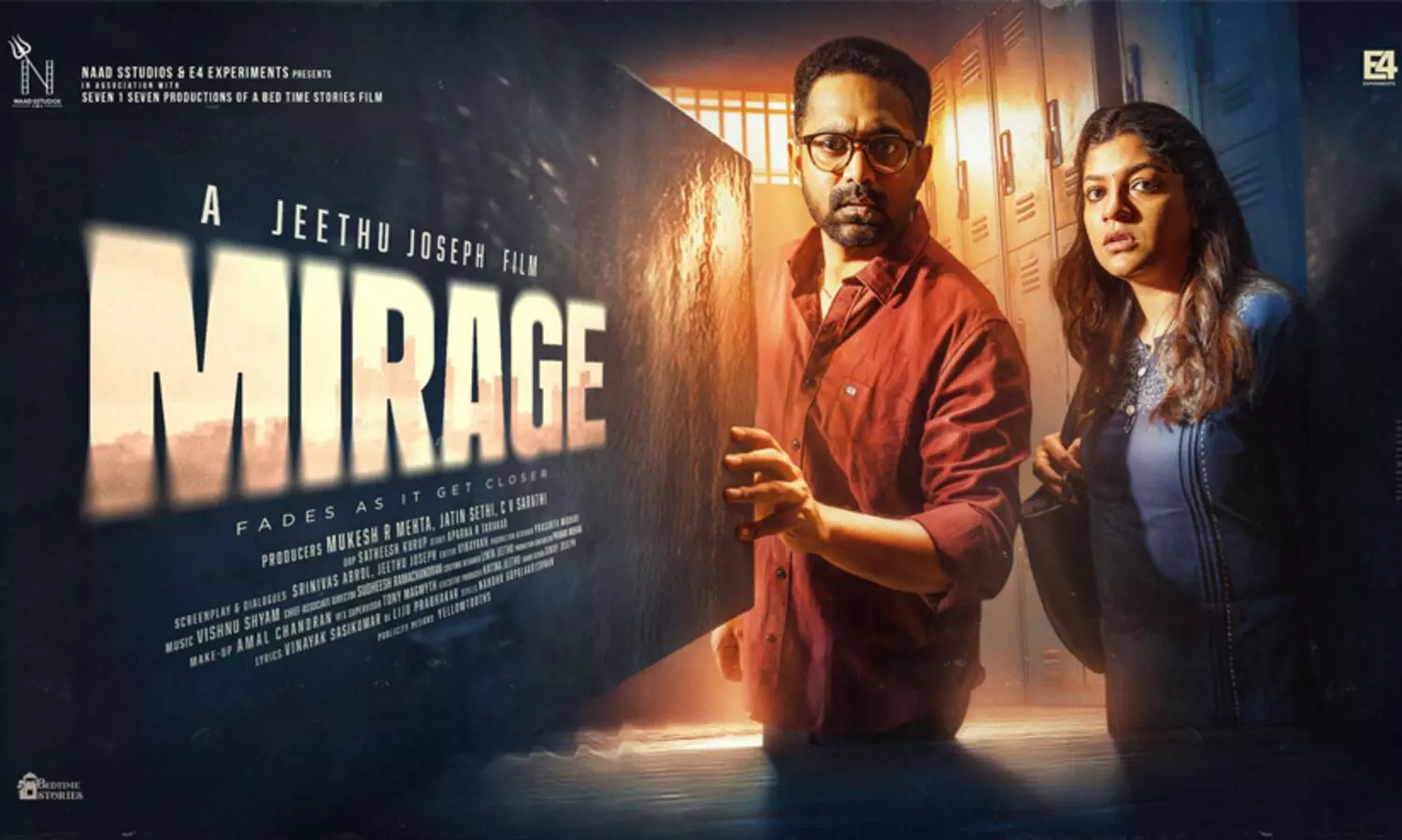 ഭയം നിഴലിക്കുന്ന കണ്ണുകൾ; ആസിഫും അപർണയും ഒന്നിക്കുന്ന മിറാഷ് സെക്കൻഡ് ലുക്ക് പോസ്റ്റർ പുറത്ത്