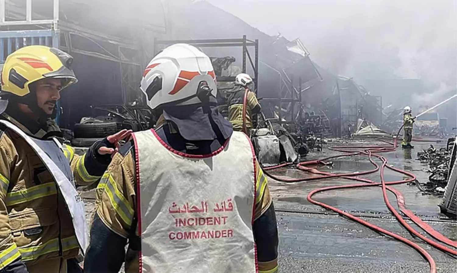 Fire, Sharjah industrial Area