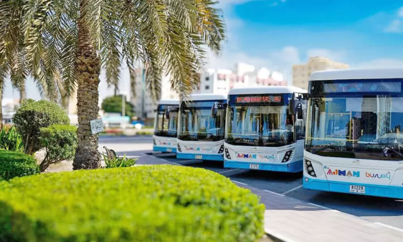 അ​ജ്​​മാ​നി​ൽ ബ​സ്​ യാ​ത്ര​ക്കാ​രു​ടെ എ​ണ്ണ​ത്തി​ൽ വ​ൻ വ​ള​ർ​ച്ച