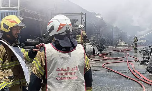 Fire, Sharjah industrial Area