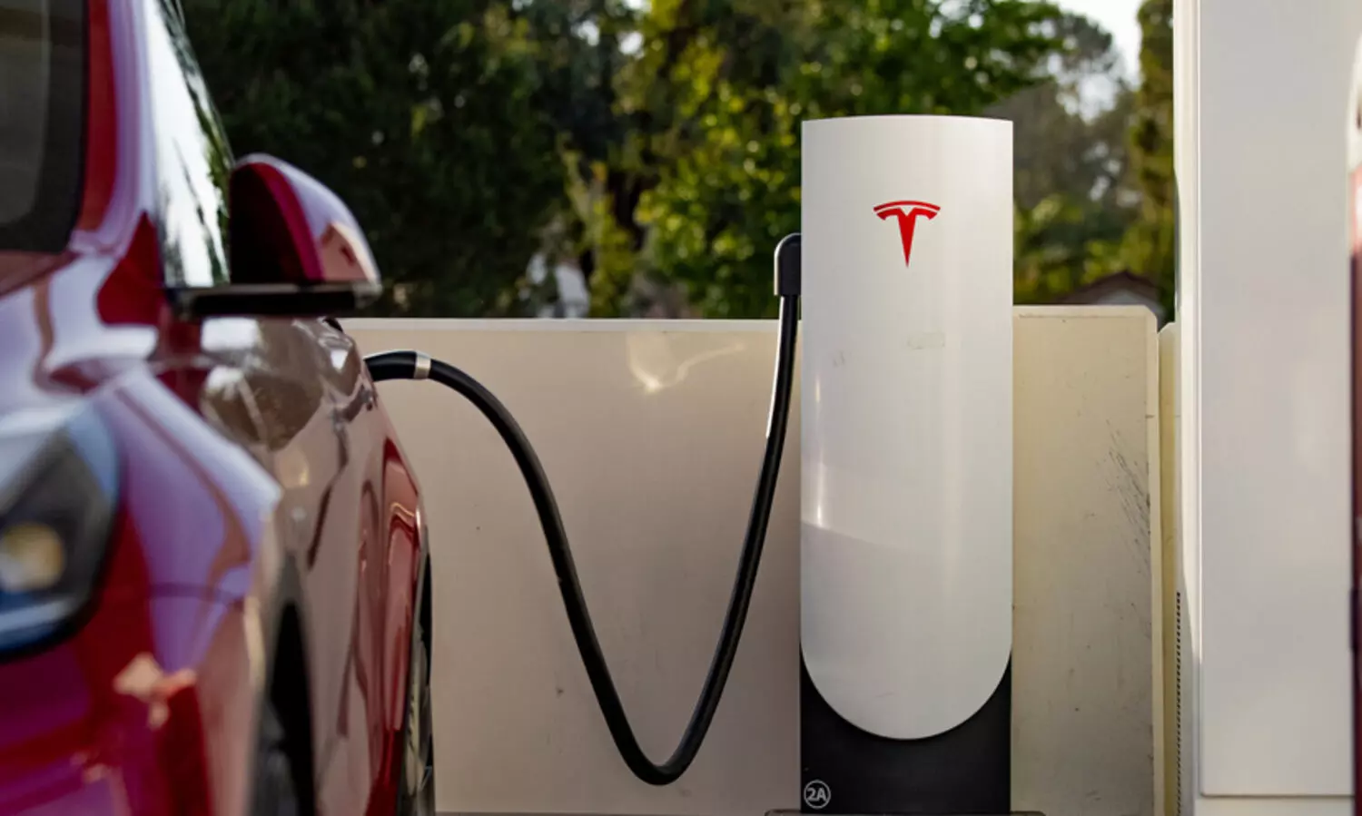 Tesla Supercharger Station