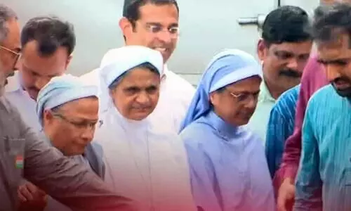 ഒടുവിൽ മോചനം; കന്യാസ്ത്രീകൾ ജയിലിൽനിന്ന് പുറത്തിറങ്ങി