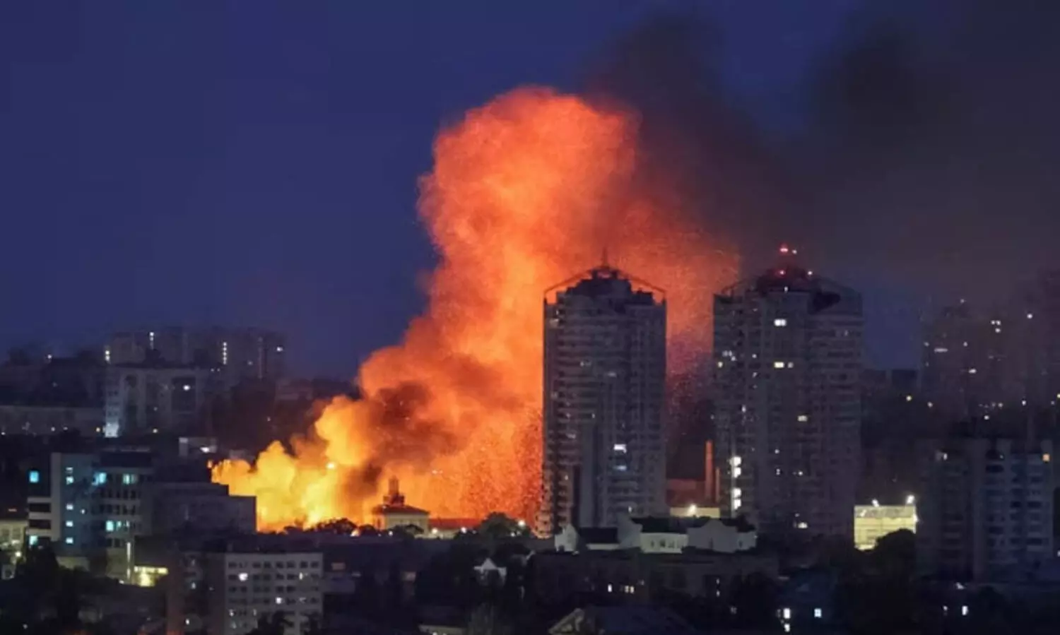 റഷ്യൻ എണ്ണസംഭരണ കേന്ദ്രത്തിൽ യുക്രെയ്ൻ ആക്രമണം
