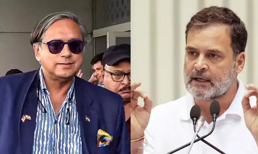 ആ പ്രതികരണത്തിൽ ഞാൻ അഭിപ്രായം പറയാനില്ല; പ്രസ്താവനക്ക് അദ്ദേഹത്തിന്റേതായ കാരണങ്ങളുണ്ടാവും, രാഹുലിനെ തള്ളി തരൂർ ആ പ്രതികരണത്തിൽ ഞാൻ അഭിപ്രായം പറയാനില്ല; പ്രസ്താവനക്ക് അദ്ദേഹത്തിന്റേതായ കാരണങ്ങളുണ്ടാവും, രാഹുലിനെ തള്ളി തരൂർ