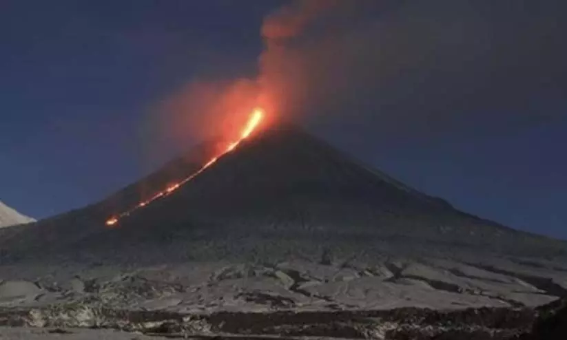 റഷ്യയിൽ 600 വർഷങ്ങൾക്ക്  ശേഷം അഗ്നിപർവത സ്ഫോടനം