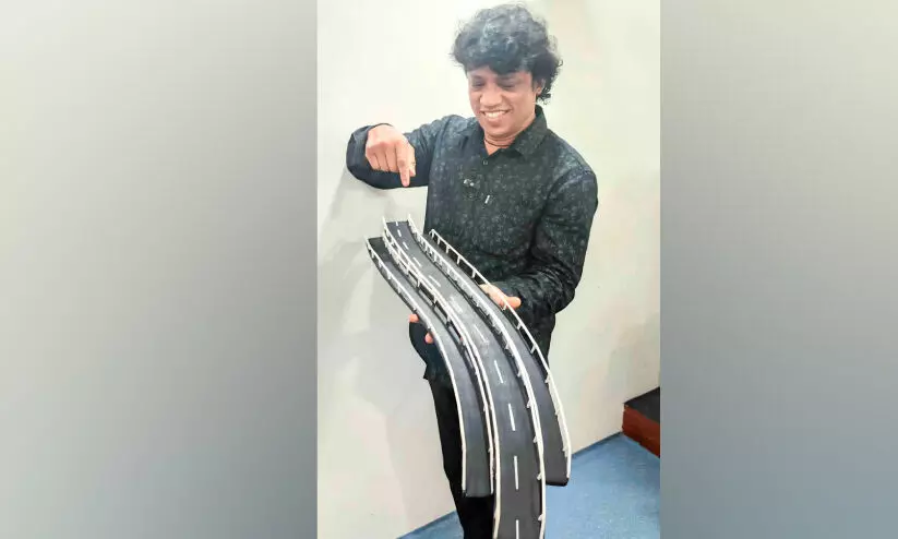 അങ്ങാടിപ്പുറത്തെ കുരുക്ക്: സിമ്പിൾ പരിഹാരവുമായി യുവാവ്