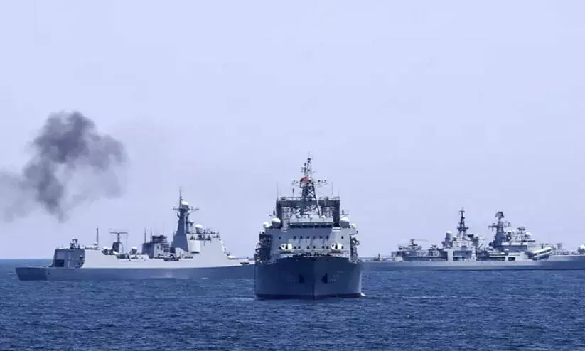 ബന്ധം ദൃഢമാക്കാൻ ചൈനയും റഷ്യയും;  ജപ്പാൻ കടലിൽ സംയുക്ത നാവികാഭ്യാസത്തിന് തുടക്കം