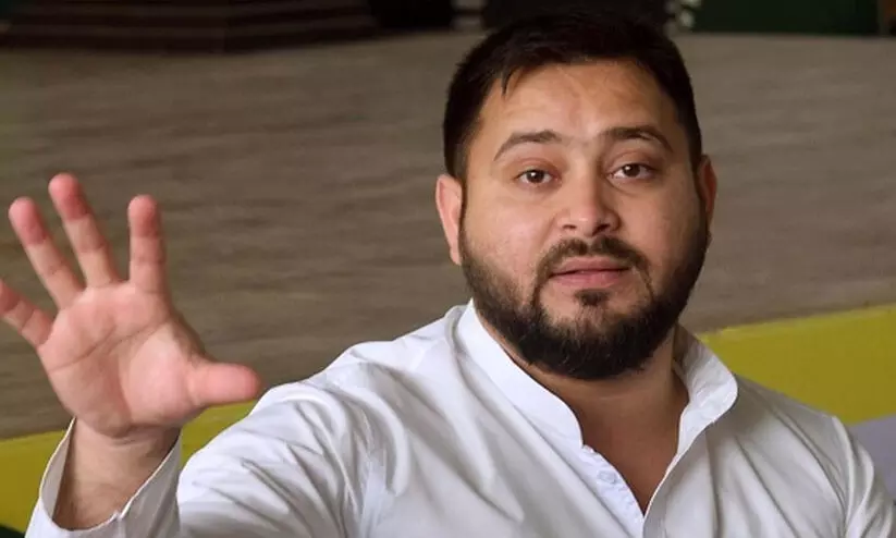 കരട് വോട്ടർപട്ടികയിൽ പേരില്ലെന്ന തേജസ്വി യാദവിന്റെ പ്രസ്താവന രാജ്യത്തെ അപകീർത്തിപ്പെടുത്താനുള്ള ഗൂഢാലോചനയെന്ന് ബി.ജെ.പി കരട് വോട്ടർപട്ടികയിൽ പേരില്ലെന്ന തേജസ്വി യാദവിന്റെ പ്രസ്താവന രാജ്യത്തെ അപകീർത്തിപ്പെടുത്താനുള്ള ഗൂഢാലോചനയെന്ന് ബി.ജെ.പി