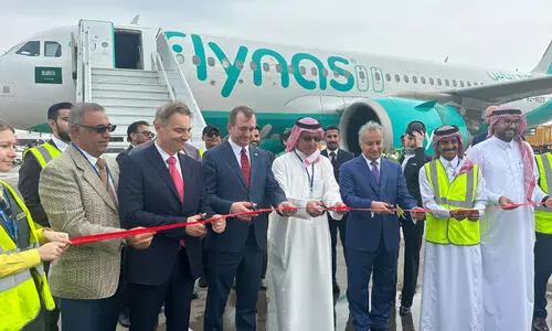 When the first direct flight service between Saudi Arabia and Russia was launched