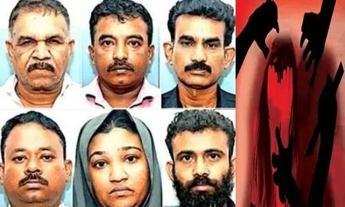 ജയിലിലുള്ള ഭർത്താവിന് ജാമ്യം വാങ്ങിത്തരാമെന്ന് വിശ്വസിപ്പിച്ച് യുവതിയെ ലോഡ്ജിലെത്തിച്ച് പീഡിപ്പിച്ചു; ദമ്പതികളടക്കം ആറുപേർ അറസ്റ്റിൽ
